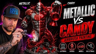 🏆 Metallic vs Candy Paint! Same Airbrush Process... TOTALLY Different Results!