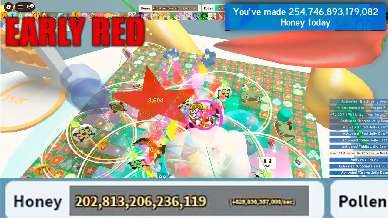 250T Red hive Honeyday boost | 18 lvl red hive (no FB/CocoCombo/Guilding)