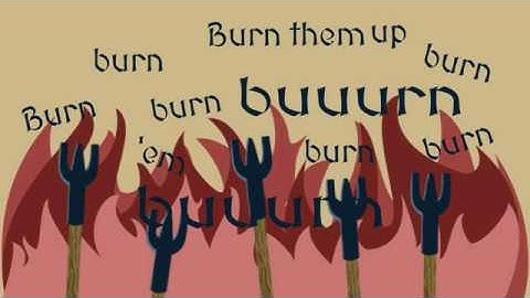 Monty Python Witch Kinetic Typography