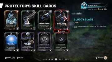 Gears 5 Operation 5: Protector (Emile) Skill Cards. Escape.