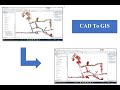 How to process CAD file to GIS file transfer with Attribute and coordinate system.