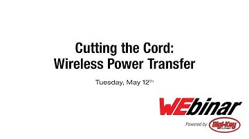 Würth Elektronik Presents: Wireless Power Transfer