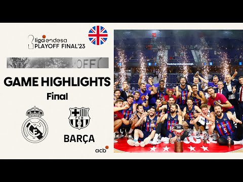 Real Madrid - Barça (82-93) GAME HIGHLIGHTS | Playoff Final 2023