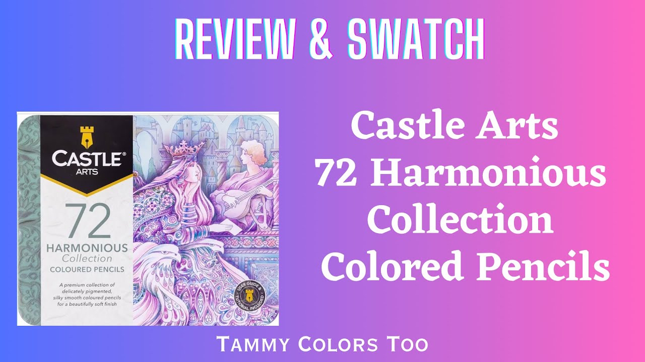 Review and Swatch - Castle Arts 72 Harmonious Collection Colored ...