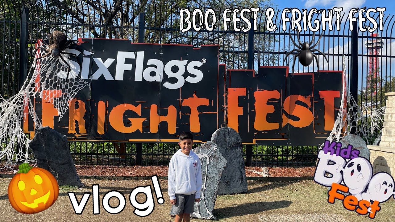 Six Flags over Texas - Boo Fest & Fright Fest 2022 - YouTube