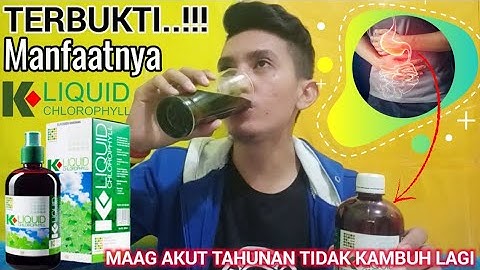 MAAG (ASAM LAMBUNG) AKUT/KRONIS SEMBUH DENGAN KONSUMSI RUTIN KLOROFIL K-LINK SELAMA 2 BULAN RUTIN