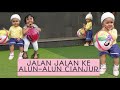 Abigail dan kaka nuna bermain di alun alun mesjid cianjur !!! | cianjur | mesjid cianjur