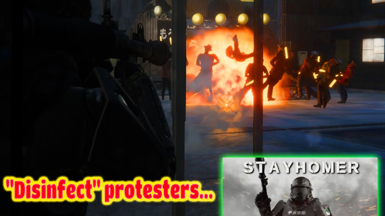 StayHomer Video Game - Train To Kill Anti-LockDown Protestors