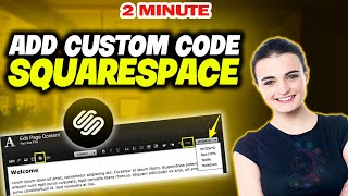 How to add code to squarespace 2026 (Quick & Easy) | add custom code squarespace