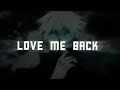 Trinidad cardona  love me back  edit audio