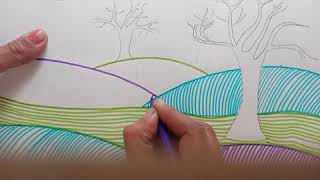 line pattern landscape video all parts combined Grade 3