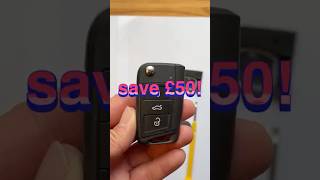 Volkswagen Tiguan Key Fob Battery Replacement (2020-2026) CR2025  #shorts #youtubeshorts #diy