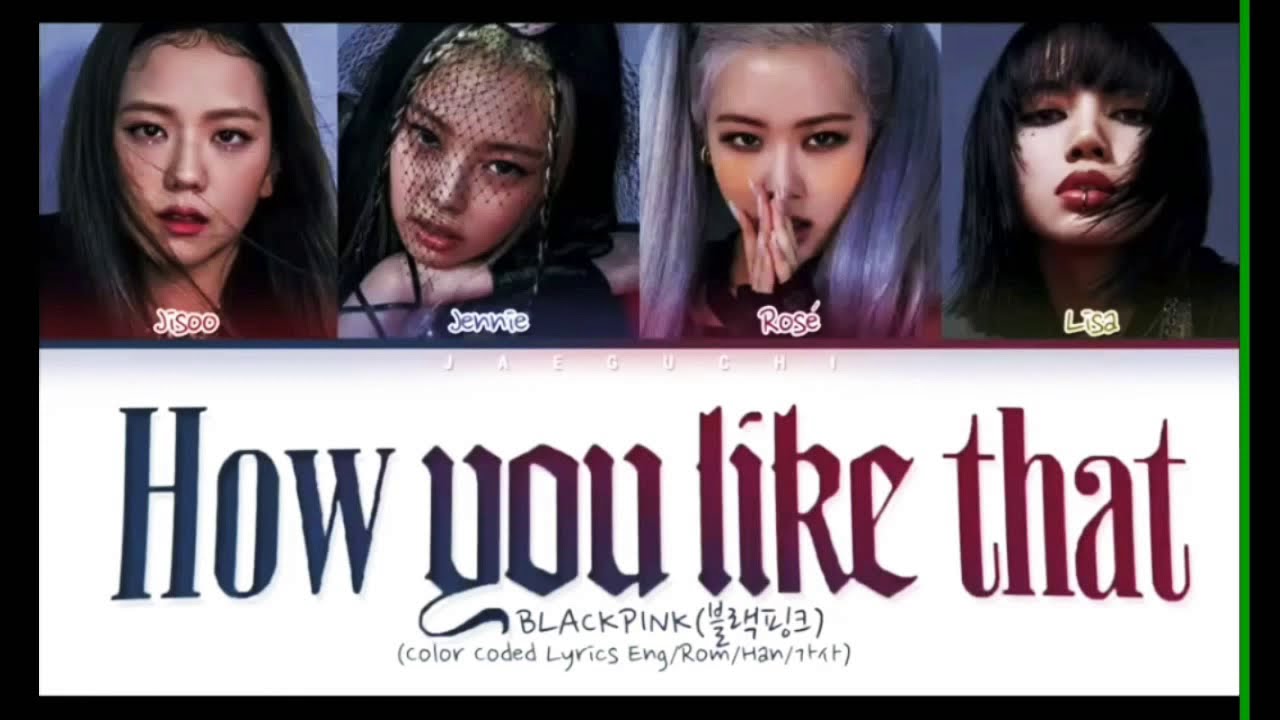 blackpink ^ how you like that ^💖 lyrics traduction french (français)🔥🔥