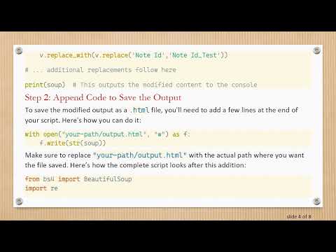 Save Python Script Output as .html