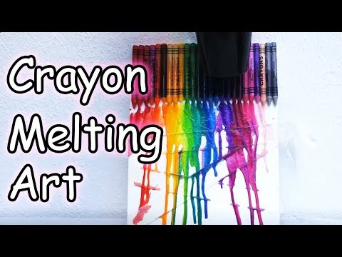 How to Make Personalized Melted Crayon Art - FeltMagnet