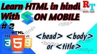 Learn html #2 | html heading tags | html basic tags Hindi tutorial |html for beginners @Online-TutorialsT