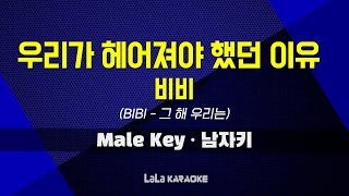 비비(BIBI) - 우리가 헤어져야 했던 이유 (그 해 우리는) (남자키 Male) 노래방 MR