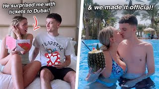 He SURPRISED me with my DREAM HOLIDAY to DUBAI (we made it official)