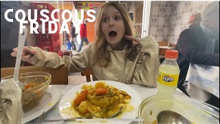 American Mom & Daughter Have Couscous Friday In Morocco