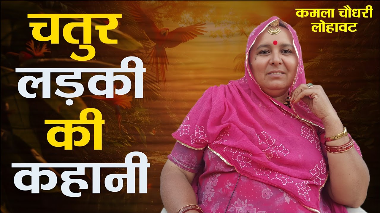 चतुर लड़की की कहानी ।। Chatur ladki ki kahani ।। कमला चौधरी।। Kamla Chaudhary ।।