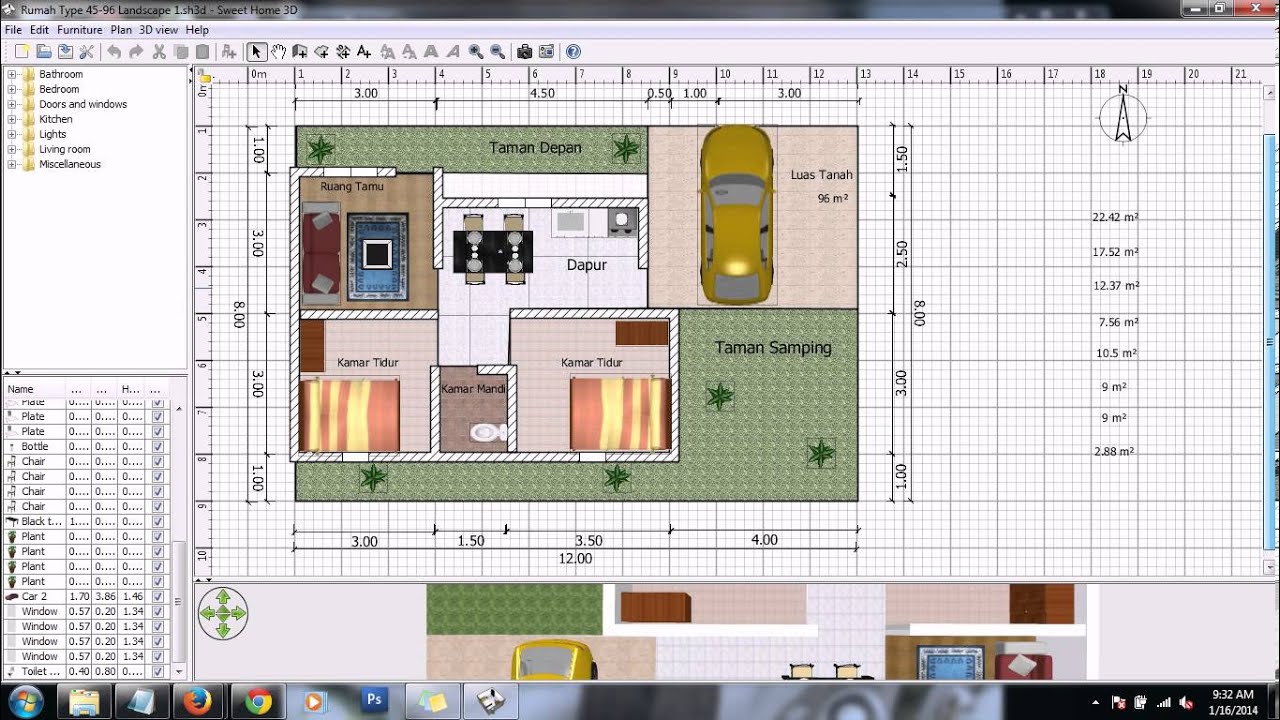  Software  Membuat  Denah  Rumah  3d Arsitekhom