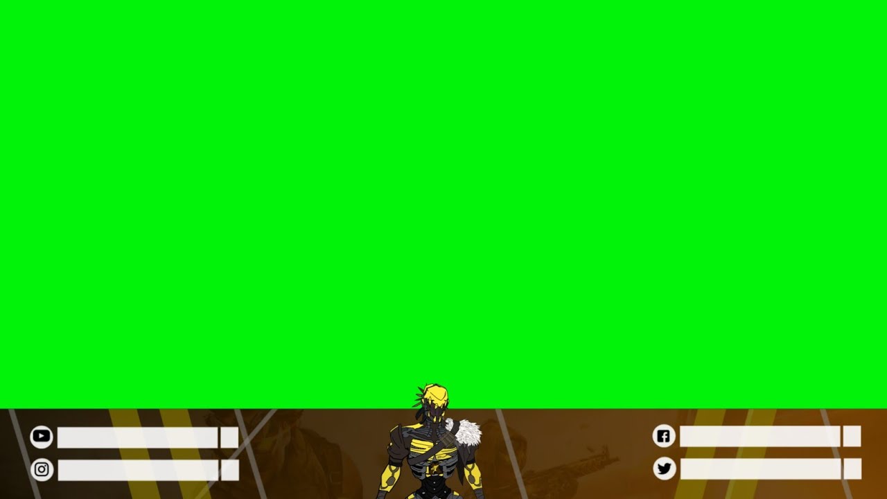 Free Fire Animated Gaming Overlay Green Screen Overlay YouTube