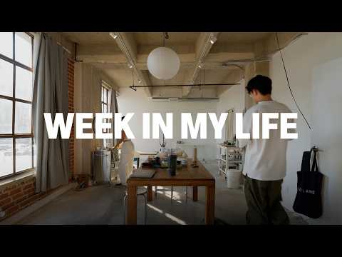Week In My Life | Home Office Update, Making A Custom Matcha Bowl