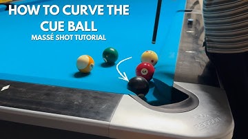 How to Curve the Cue Ball | Massé Pool Shot Tutorial