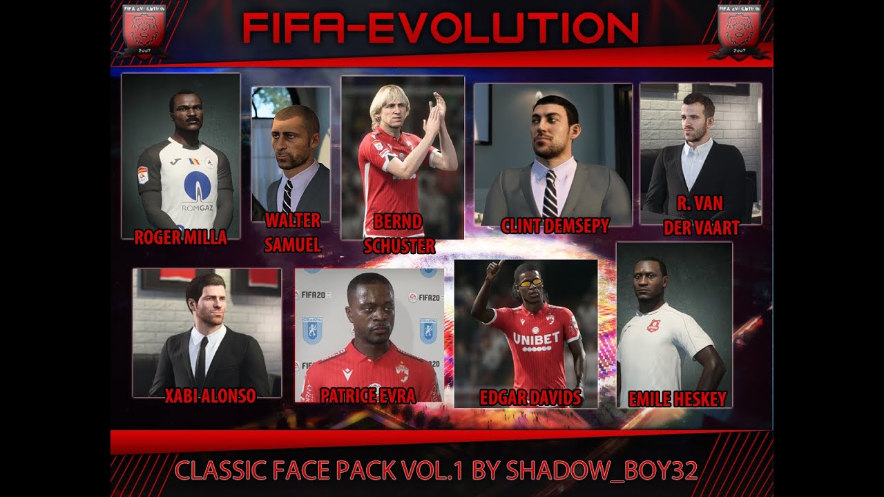 Classic converted face pack vol. 1 by shadow_boy32