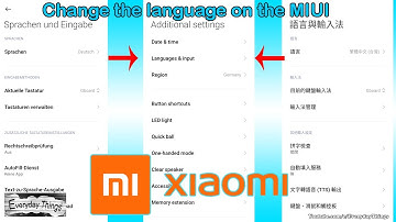 How to change the language on MIUI Xiaomi phone
