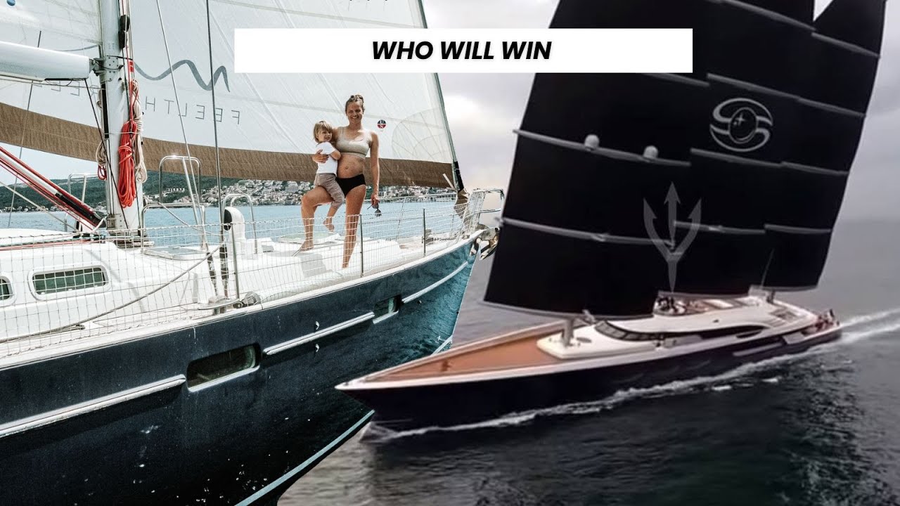 We Almost ENTERED the Black Pearl | sailing family vs super yacht crew