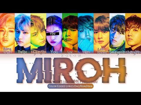 [Karaoke] STRAY KIDS (스트레이 키즈) "MIROH" (Color Coded Eng/Rom/Han/가사) (9 Members)