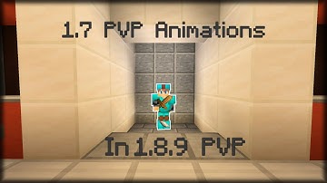 How To Get 1.7 Block Hitting/PVP Animations In 1.8.9!