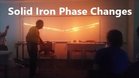 Solid Iron to Solid Iron Phase Change