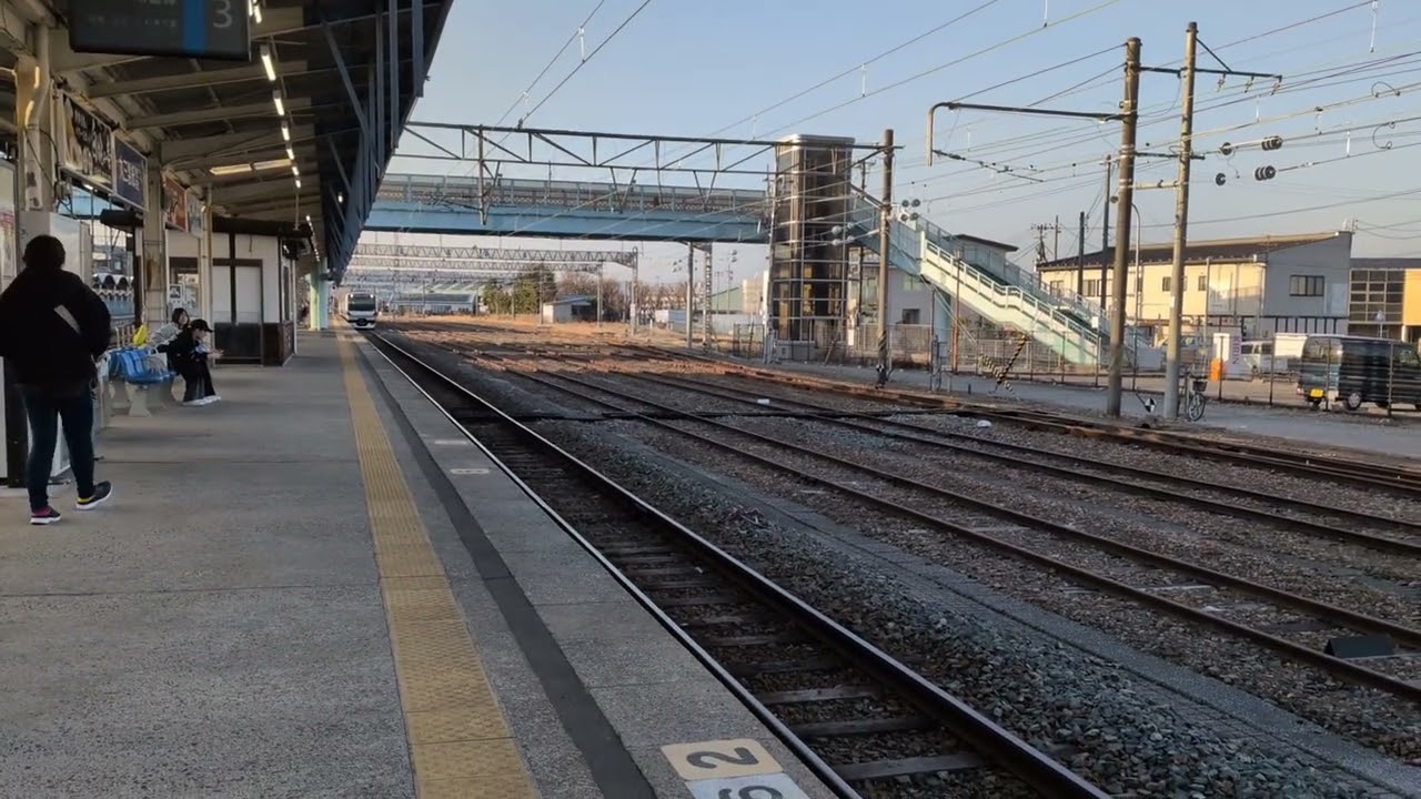 E531系原ノ町駅入線シーン