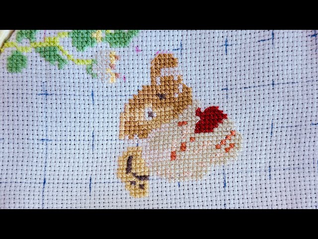 完成✨【刺繍】ピーターラビット87号⑨浴衣？ネズミ婦人ついに
