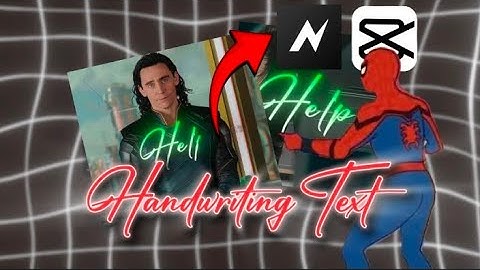 How To Get Handwriting Text Animation In Capcut And Node Video | Capcut And Node Video Tutorial 