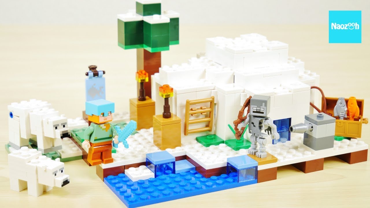 レゴ マインクラフト 北極のイグルー Lego Minecraft The Polar Igloo Youtube