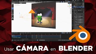 Animar la CÁMARA en BLENDER para animación 2D - Tutorial screenshot 5