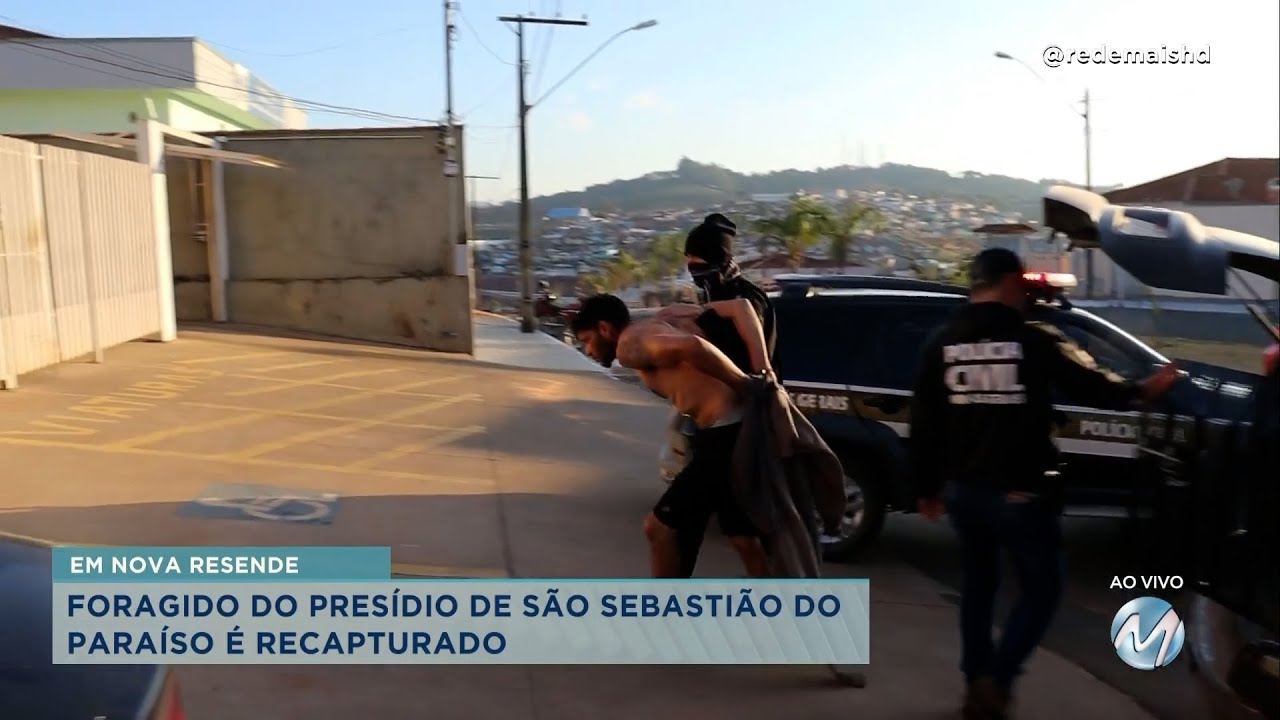 Foragido do presídio de São Sebastião do Paraíso é recapturado YouTube