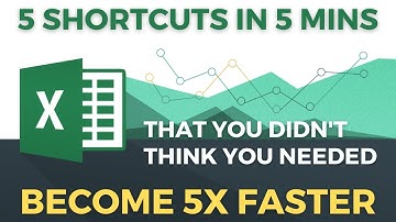5 MUST Know Excel Shortcuts in 5 Minutes