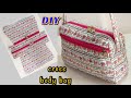         ll how to make easy method cross body sling bag at home