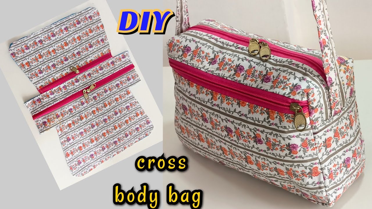 सीलिंग बैग बनाने का सबसे आसान तरीका ll crossbody sling bag  cutting-stitching. - YouTube