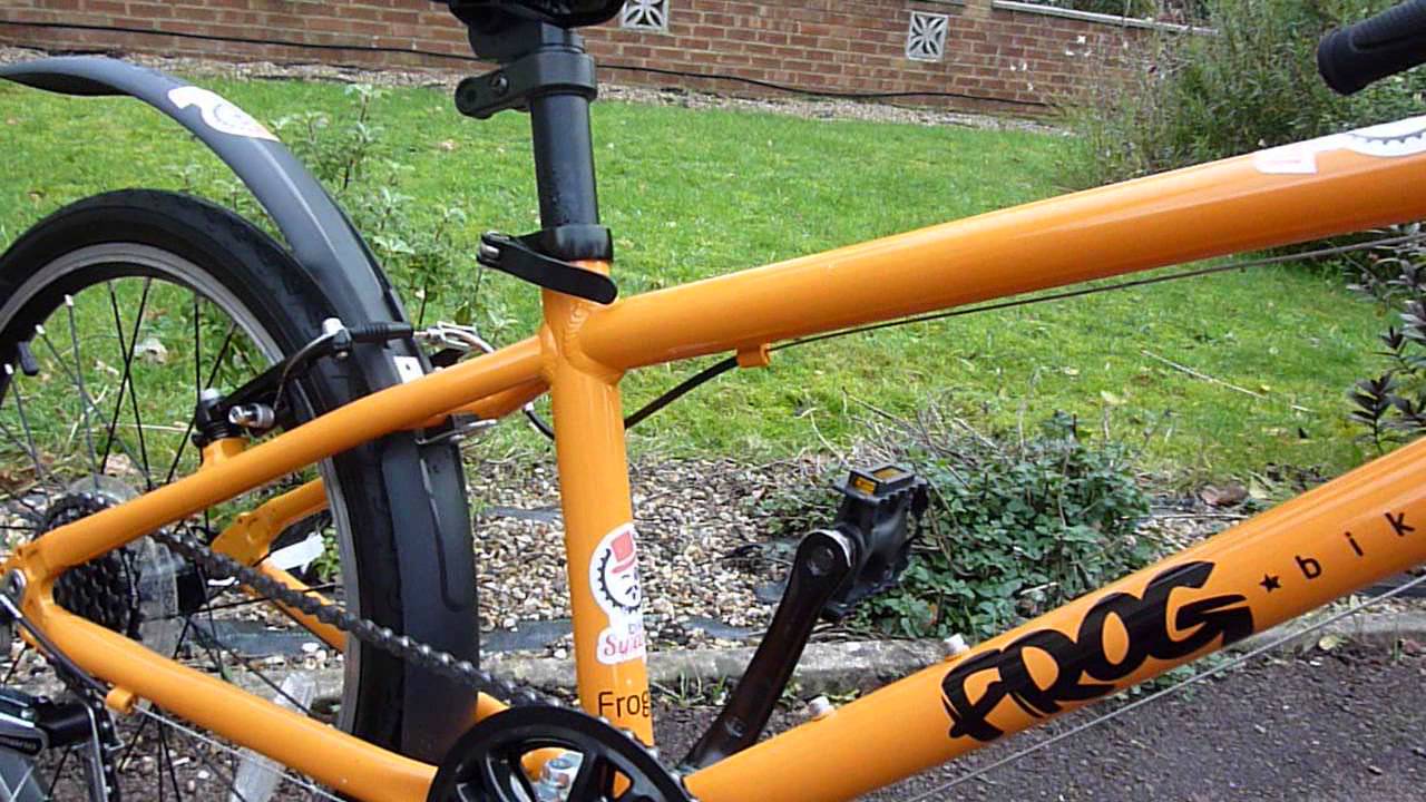 orange frog bike