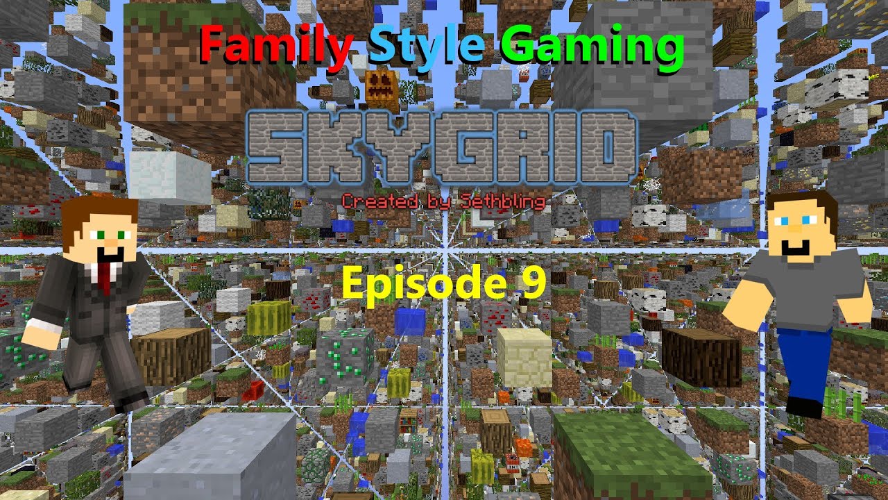 FSG Minecraft Survival - SkyGrid by Sethbling - Episode 9: Signs! - YouTube