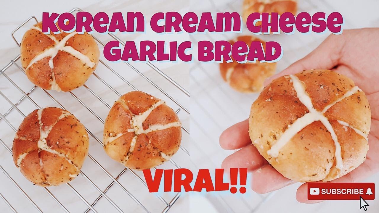 RESEP KOREAN CREAM CHEESE GARLIC BREAD VIRAL !!! YouTube