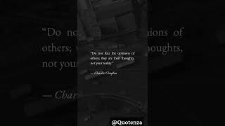Stop Caring What People Think | Charlie Chaplin Wisdom.#charliechaplin #mindset #motivation #shorts