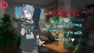 [M4M ASMR] Femboy Roommate Cuddles You to Sleep!