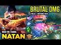 21KILL! NATAN BEST 2025 | BUILD TOP 1 GLOBAL NATAN GAMEPLAY | MOBILE LEGENDS✓