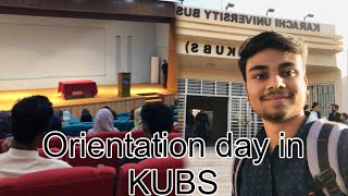 Ragging on Orientation Day😅 || KUBS || Karachi university